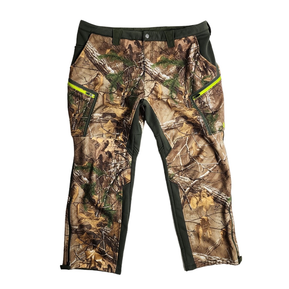 Under Armour Scent Control Infrared Speedfreek Softshell Camo Pants Size 42 Xtra